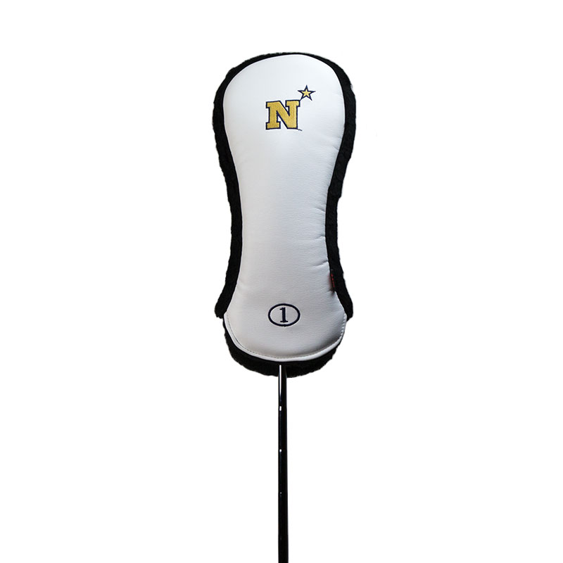 Navy Golf - Driver Cover - White