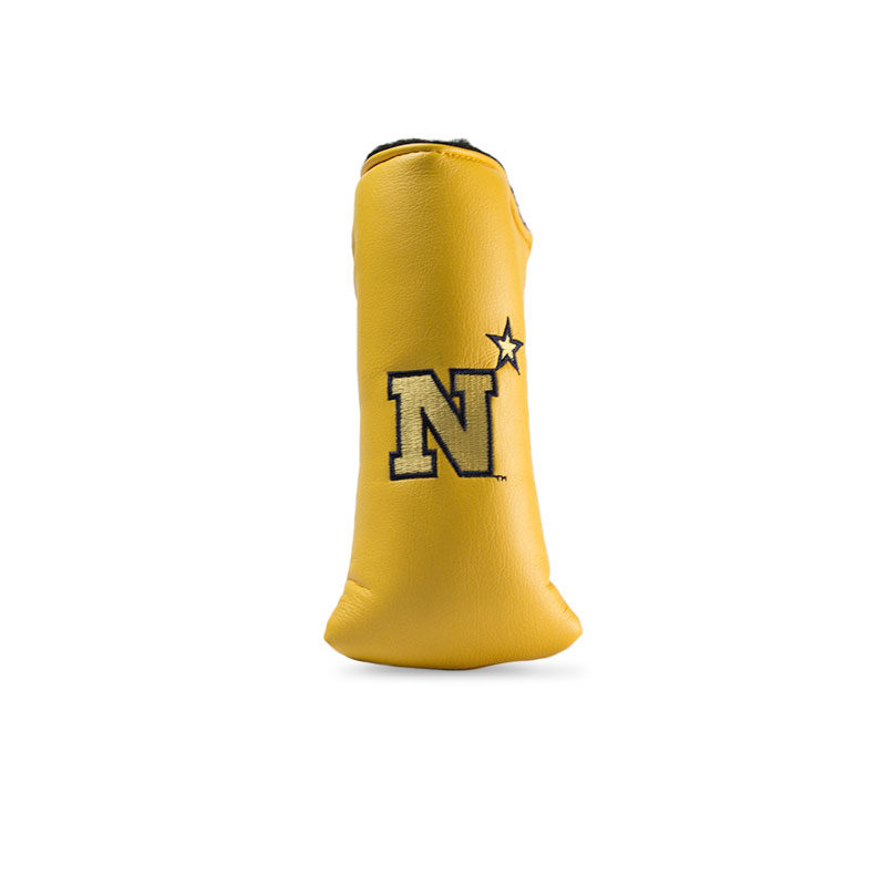 Navy Golf - Logo - Standard Putter Cover - Yellow